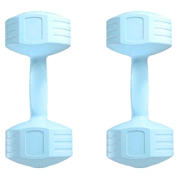 AD-ROCKET 絕美限定糖果啞鈴 (藍色) PVC鐵砂混合物 尺寸10x17.5cm  1.5kg  2個
