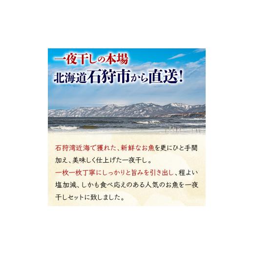 ふるさと納税 北海道 石狩市 7-027 旨塩 いしかり一夜干しセット（カレイ・ホッケ・にしん・4枚入）