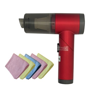 超豪專利升級版 神盾強力氣旋吸充吹全方位無線吸塵器送3D倒鉤擦巾5條-手持折疊式超強吸力充氣吹氣HEPA過濾網 車用吸塵器