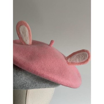 可愛INZINA女孩冬季小號貝雷帽