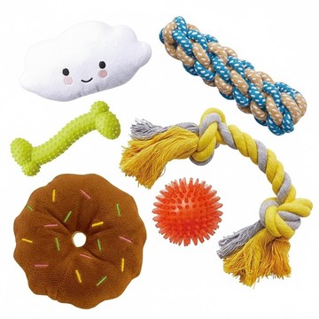 MARUKAN 熱血玩具 綜合包 超小型/小型犬用 多色  熱血玩具 綜合包 多色  1個  200 x 90 x 290mm