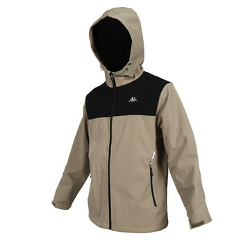 KAPPA 男女平織磨毛外套(免運 防潑水 運動 慢跑 上衣「34235YW-638」≡排汗專家≡