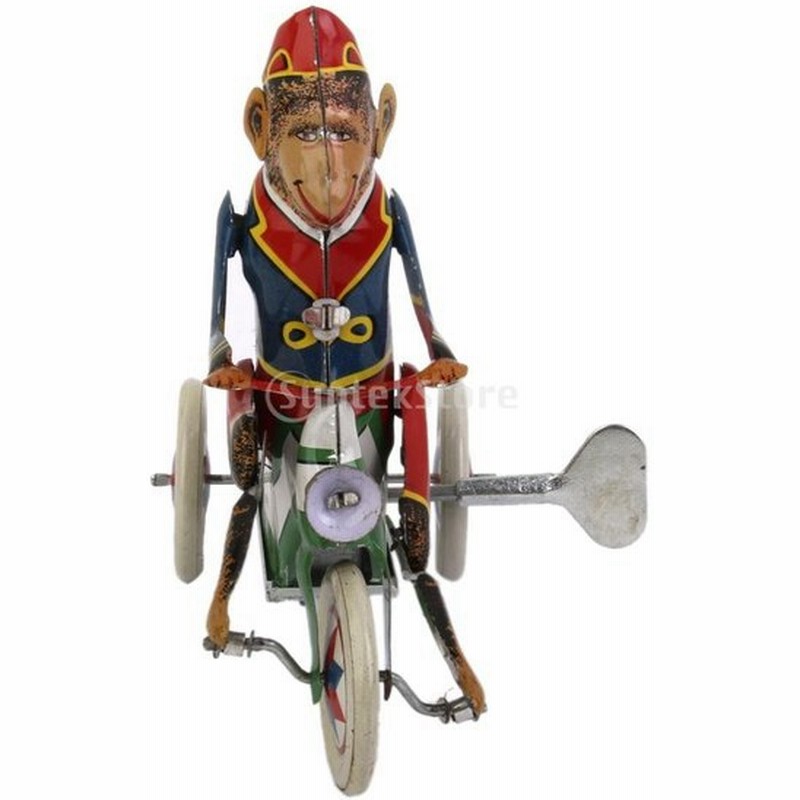 ノーブランド品 クラシック レトロ おもちゃ 玩具 コレクション 飾り 装飾 機械式 贈り物 おもちゃ ねじまき式 ぜんまい仕掛け 車に乗るサル 通販 Lineポイント最大0 5 Get Lineショッピング