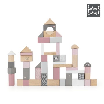 官方直營【Label Label】木質積木組-多色可選