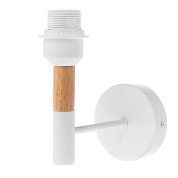 特力屋 萊特 三桿燈座配件 白色