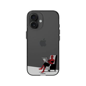 iPhone 16 Clear (相機按鈕) 酷墨灰 - 蜘蛛人 Spider-man - 蜘蛛人 - 閱讀時間