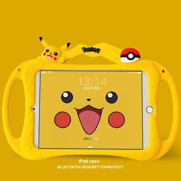 皮卡丘卡通ipad2020保護套air2/3蘋果ipad8平板電腦七代7迷你mini4/5軟殼18/21新款Pro11硅膠支架10.2英10.9
