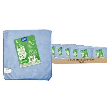 UdiLife 優的生活大師 百研 好學生擦拭布 10入 聚酯纖維  30 x 30cm  1組
