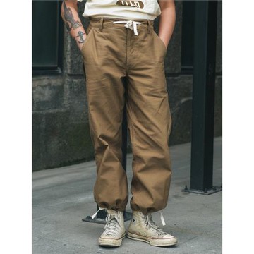 惡犬BRONSON 試驗版水兵防護褲USN高腰寬松直筒抽繩休閑工裝長褲