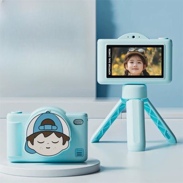 +esoonKids iBabyCam VX II 4900萬兒童數位觸控相機｜3吋觸控螢幕｜WiFi無線傳輸｜8倍數位變焦