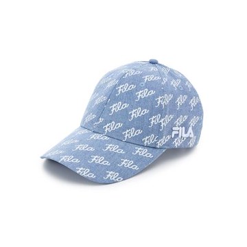 FILA官方直營 經典LOGO帽/棒球帽-藍色 HTZ-5009-BU