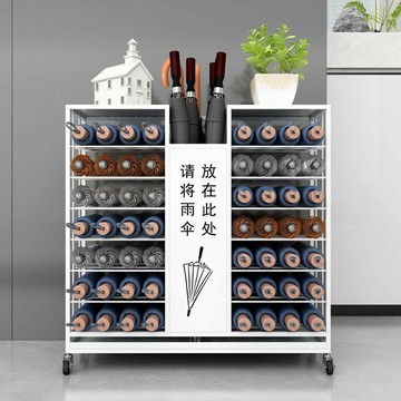 公司貨 附發票 免運 商用多層雨傘架大容量酒店大堂入門學校教室一體收納雨傘的收納架 快速發貨