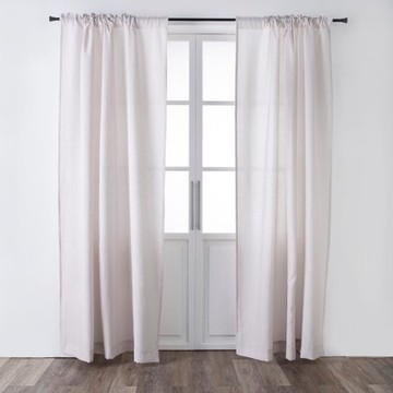 奧可利皺紗落地窗簾270x230cm 彌月咖