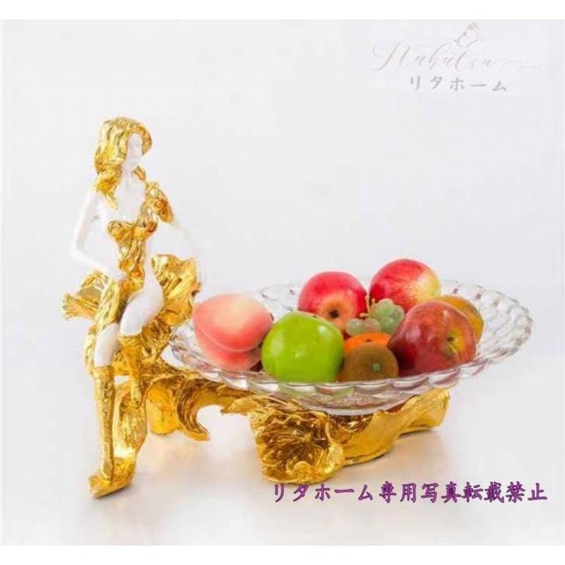 A23614 高級果物皿 ガラスコンポート 豪華皿 お菓子皿、ヨーロッパ調  