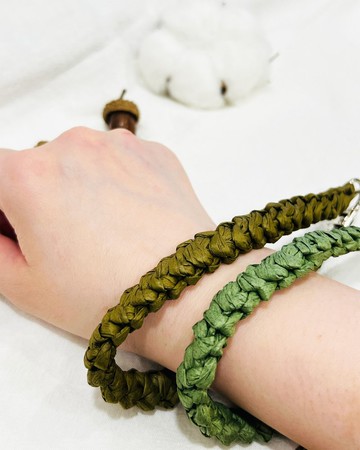 【拉菲】手機掛繩-綠色系 短繩/提帶/防潑水材質