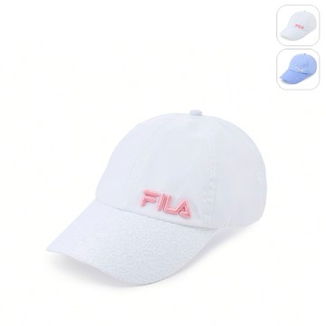 【FILA】經典LOGO帽/棒球帽-白色 HTZ-1010-WT