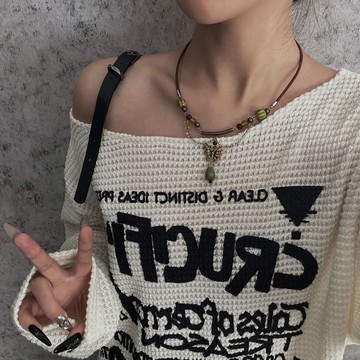 【台灣公司 可打統編】免運 新中式鏤空鑲鉆蝴蝶項鏈女古風串珠頸鏈復古水滴吊墜百搭鎖骨鏈潮 可開發票 全館五折 工廠現貨直銷 新品特價 z9211