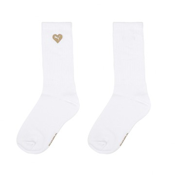 【PUMA】 Fashion愛心刺繡重磅數長襪 基本款長襪 男女 - BB141304
