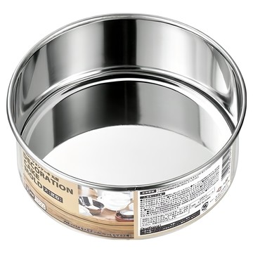 日本ECHO 不銹鋼蛋糕烤模 圓型 2入  1組  無資訊可確認