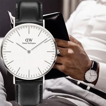 Daniel Wellington DW Classic Sheffield 經典極簡美學手錶 女錶-36mm/銀框 DW00100053