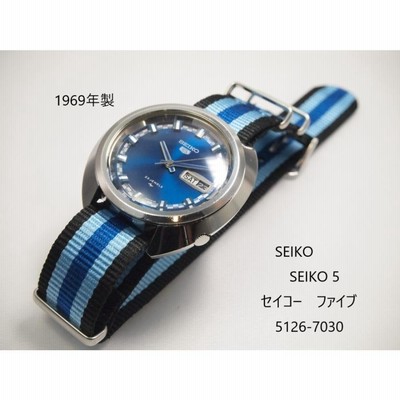 セイコー5 レーシングダイヤル 5126-7030 1969年製 ビンテージ