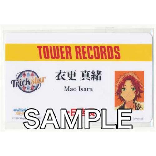 あんさんぶるスターズ タワレコ1日店長 名札風カード 衣更真緒 タワーレコード CD購入特典 あんスタ Ensemble Stars