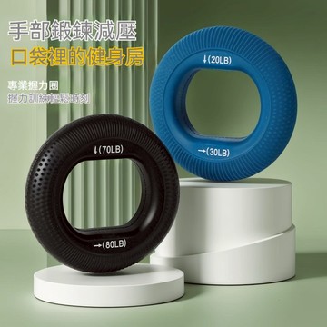 🚀臺灣現貨🚀硅膠握力圈 握力球 握力訓練器 練手力 五指力量訓練 硅膠握力器 握力訓練 健身器材 握力環 握力器