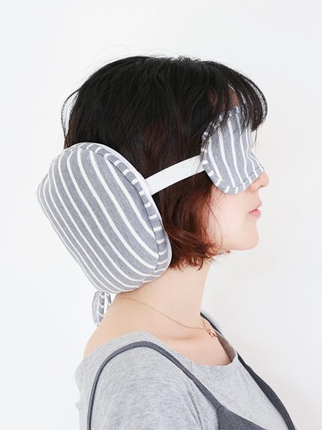 午睡眼罩 眼罩 睡覺眼罩 日式睡眠眼罩遮光冬天透氣情侶旅行睡覺眼罩午睡帶靠枕緩解眼疲勞【MJ20106】