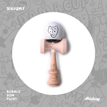 Friday×Succulency 狗人 插畫師合作款 櫸木 粘性漆 劍玉 劍球