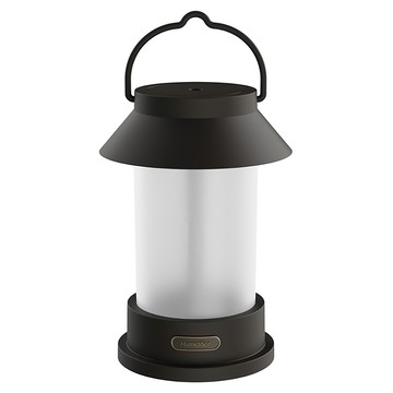 ANTIAN 復古露營燈霧化水氧機 補水噴霧加濕器 空氣淨化機 氛圍燈 戶外燈  621AT2CD1-BK  黑色  1個