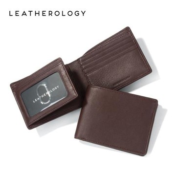 LEATHEROLOGY送禮真皮錢包男三折短款零錢包多卡位卡包收納皮夾