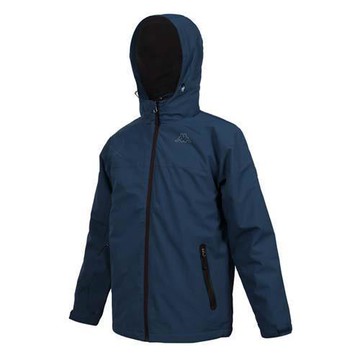 KAPPA 男女平織兩件式防水外套-防潑水 運動 慢跑 上衣