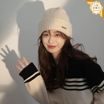 【大頭圍福音】毛線帽 冷帽 針織帽 羊毛混紡帽 保暖帽 秋冬潮帽 加寬加厚設計 柔軟親膚 男女通用 百搭灰色