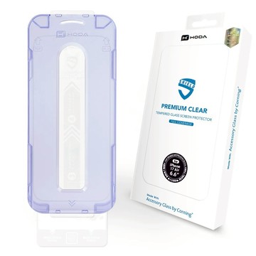 hoda【iPhone 17系列】美國康寧授權玻璃保護貼(附無塵太空艙貼膜神器)