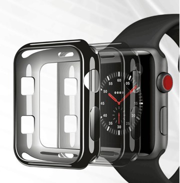 電鍍保護套apple watch 40mm 44mm series4 tpu 42mm 保護殼