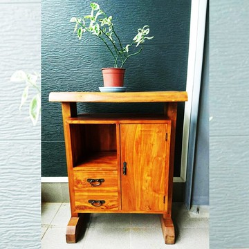 【吉迪市100%原木家具】SNJ003 原木立櫃 玄關櫃 櫃子 中國風