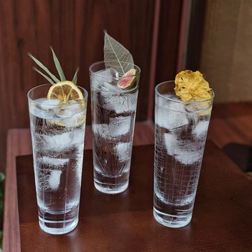 酒吧攻略日式手工刻花柯林杯 水晶玻璃雞尾酒杯海波杯 長島冰茶杯