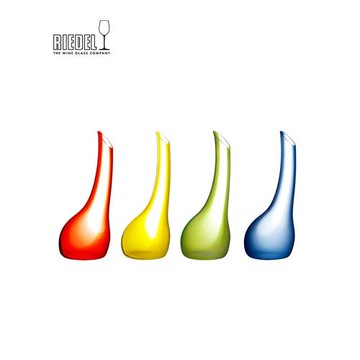 奧地利進口RIEDEL 創意水晶玻璃醒酒器紅白葡萄酒彩色分酒壺家用