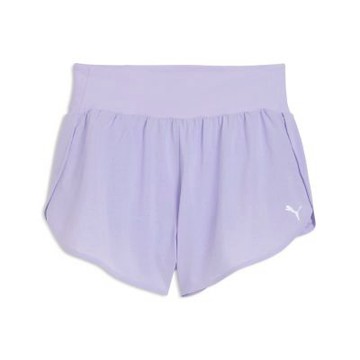 Puma 慢跑短褲 Dreamrun Drycell 3吋 紫 跑褲 褲子 高腰 拉鍊口袋 528431-46