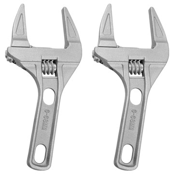 短版鋁合金衛浴扳手塑膠件專用68mm (2個) - 輕巧耐用 適用於狹小空間