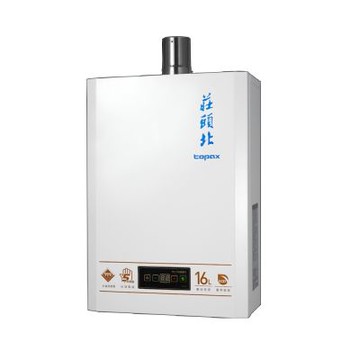 (全省安裝)莊頭北16公升節能數位適恆溫分段火排DC強制排氣熱水器桶裝瓦斯TH-7169EBFE-LPG
