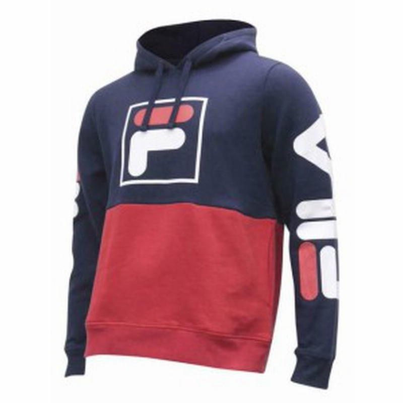 Fila フィラ ファッション トップス Fila Mens Marzio Pullover Hooded Sweatshirt 通販 Lineポイント最大1 0 Get Lineショッピング