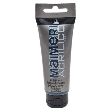 MaIMeRI 美利 壓克力顏料 MA-0916514 #514 佩恩斯灰  75ml  1色