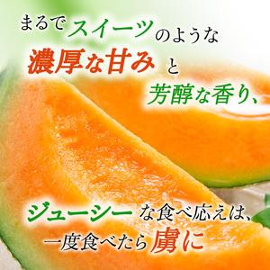 ふるさと納税 かみふらの 赤肉メロン 約2kg 2玉 セット 北海道 上富良野町 メロン 先行予約 令和6年発送 北海道上富良野町