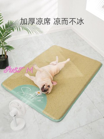 ☆樂天精選寵物墊寵物涼席狗狗睡墊貓咪夏天降溫冰墊可拆洗夏季涼墊狗墊子狗窩地墊 雙11全館免運