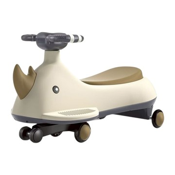 Nuby 小犀牛平衡扭扭車  咖色  1個