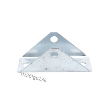 【台灣地區銷量領先產品】光伏三角連接件熱鍍鋅4孔三角連接器太陽能支架直角底座光伏配件【實惠價】