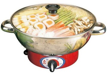 ✈皇宮電器✿ 勳風30cm不鏽鋼3.4電火鍋 HF-862、安全實用. 品質保證.台灣製造~