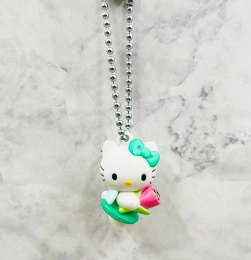 【震撼精品百貨】Hello Kitty 凱蒂貓~日本SANRIO三麗鷗 KITTY手機吊飾-綠天使*34450