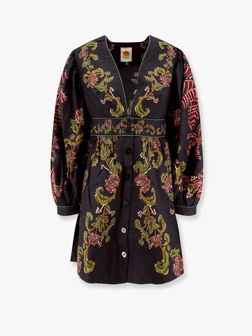 Cotton dress with floral print - FARM RIO - gender_Woman